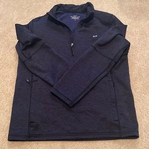 Vineyard Vines Boys Navy performance 1/4 zip